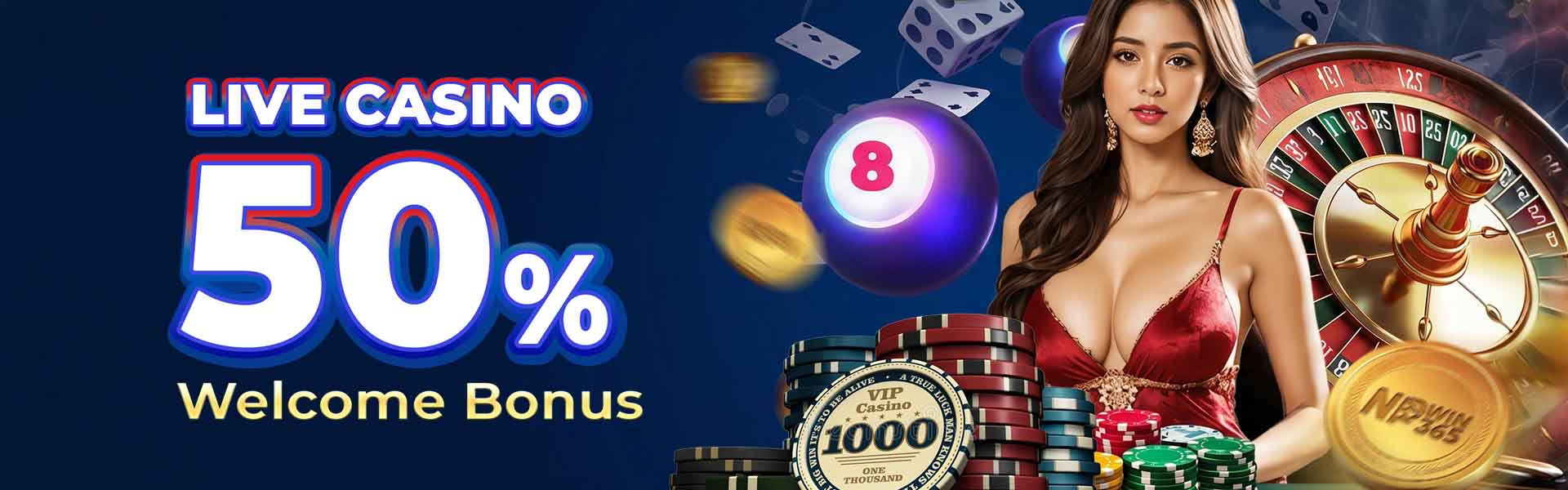 NPwin365 Live Casino — 50% Welcome Bonus for Nepal Players