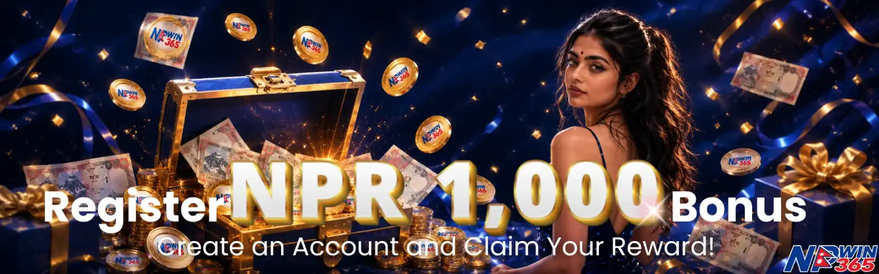 NPwin365 Register Bonus — Free NPR 1,000 for New Accounts — Nepal online casino