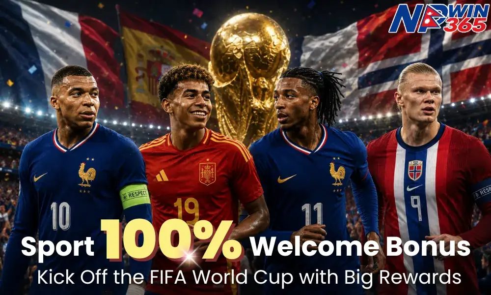 NPwin365 Sport 100% Welcome Bonus — Kick Off the FIFA World Cup with Big Rewards — Nepal
